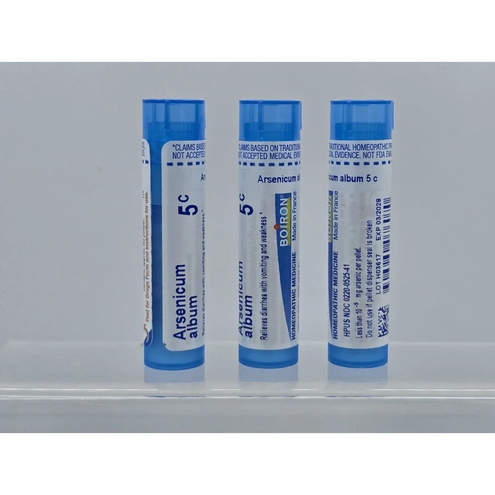 3 Lot Arsenicum Album 5 Homeopathic Medicine Food Poisoning - 240 Ct - EXP 03/28